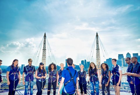 Up at The O2 – The Original Climb